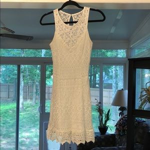 White Hollister Lace Dress